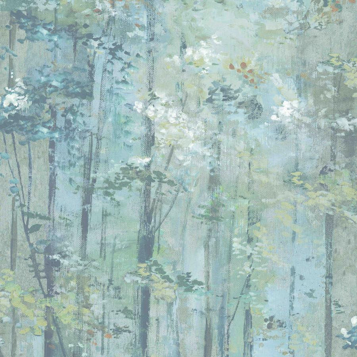 Glade (Wp) # 02 Seafoam by 1838 Wallcoverings Wallpaper Aurora HALF DROP PASTE THE WALL UNITED KINGDOM V-25" 20.5"X11YD - Fabric Carolina -