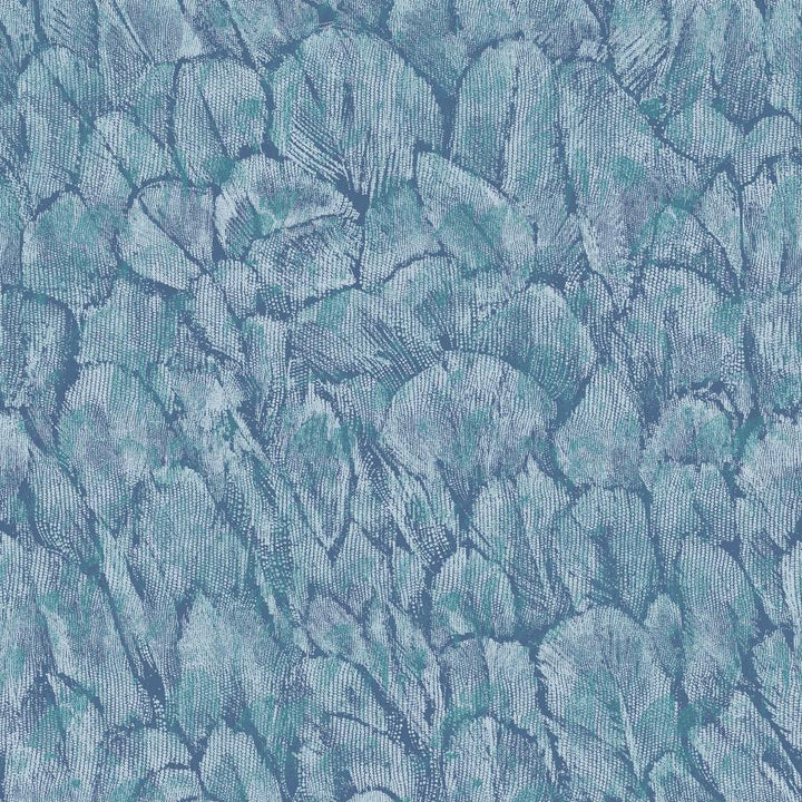 Tranquil (Wp) # 04 Lagoon by 1838 Wallcoverings Wallpaper Aurora STRAIGHT PASTE THE WALL UNITED KINGDOM V-25" 20.5"X11YD - Fabric Carolina -