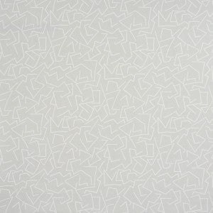Tangent Print Grey 180411 by Schumacher Fabric