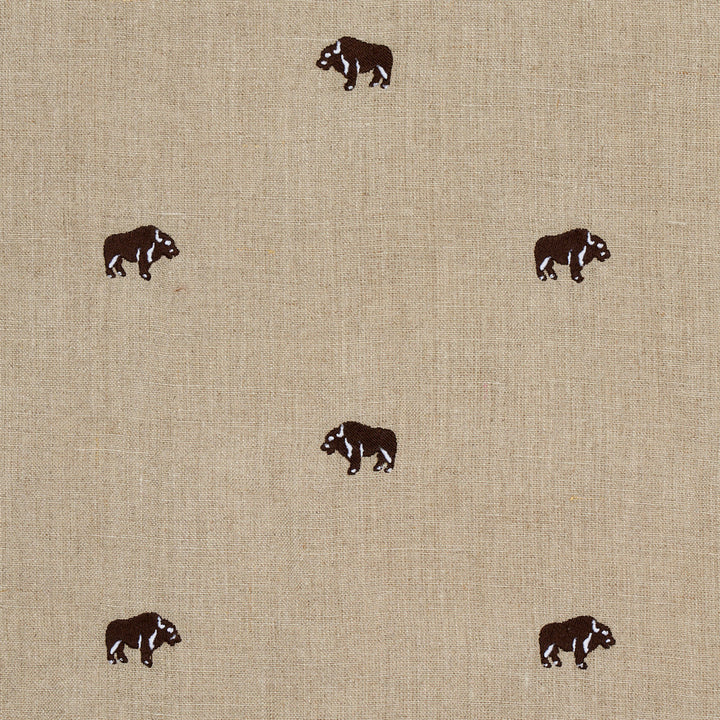 Buffalo Embroidered Linen Natural 180450 by Schumacher Fabric Schumacher Fabric Buffalo Embroidered Linen Natural 180450Fabric LINEN 90% INDIA </p><p>Repeat: H: HORZ. 6 1/3" (15CM), V: VERT. 6" (15CM) 52" (132CM) - Fabric Carolina -