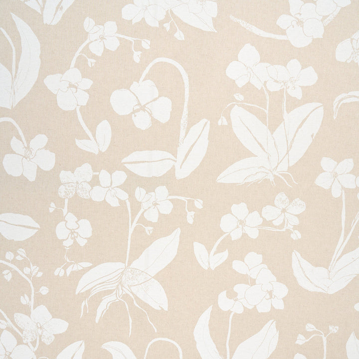 Orchids Have Dreams Light Neutral 180511 by Schumacher Fabric Schumacher Fabric Orchids Have Dreams Light Neutral 180511Fabric LINEN 55% SCOTLAND </p><p>Repeat: H: VERT. 36" (91CM), V: HORZ. 54" (137CM) 54" (137CM) - Fabric Carolina -