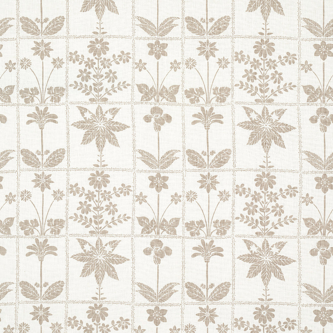 Georgia Wildflowers - Neutral by Schumacher Fabric