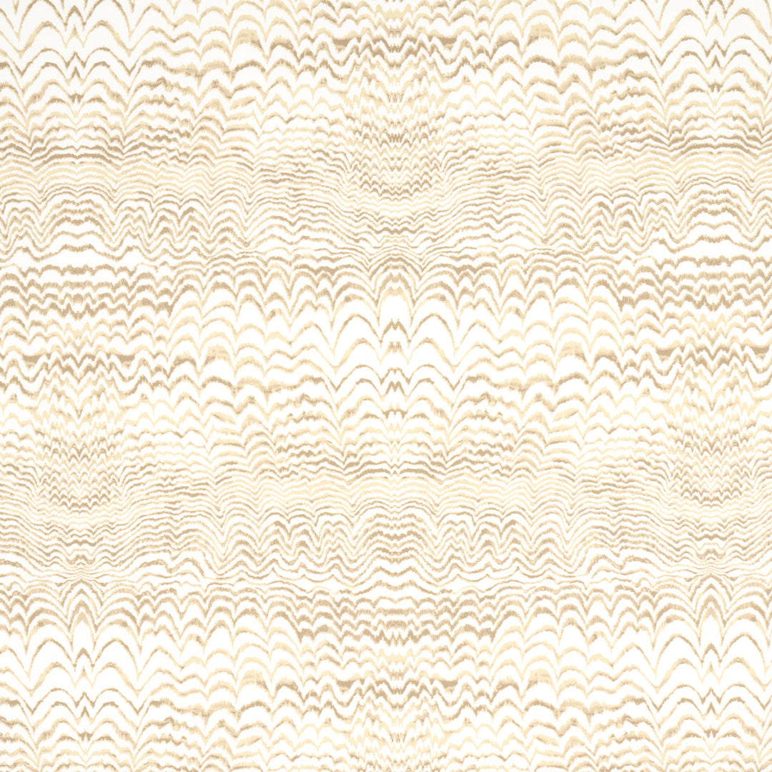 Ink Wave Print Indoor/Outdoor - Natural by Schumacher Fabric