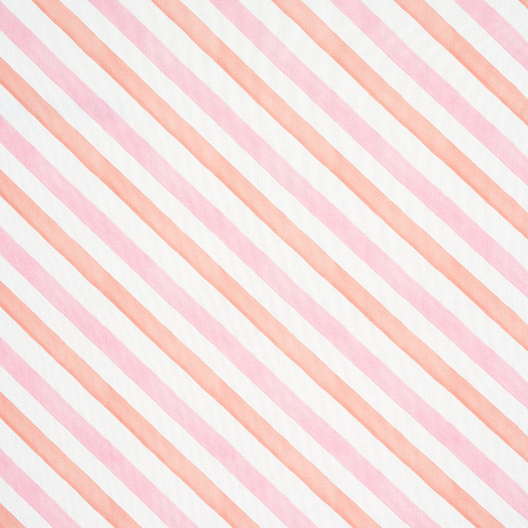 Seaside Stripe Indoor/Outdoor - Sorbet by Schumacher Fabric