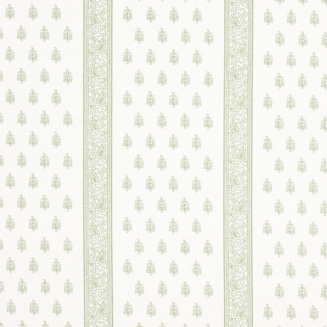 Katsura Stripe - Leaf by Schumacher Fabric