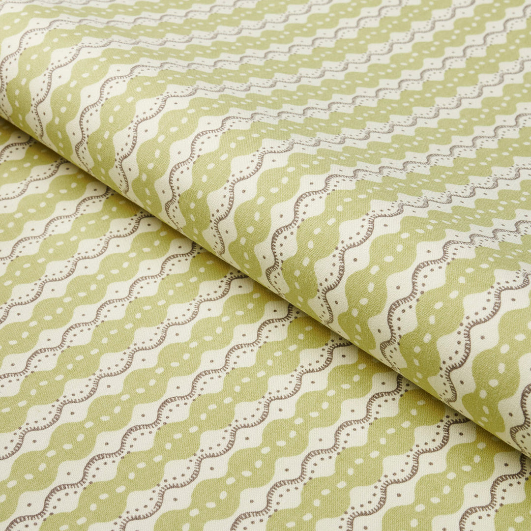 Centipede Stripe - Pea by Schumacher Fabric