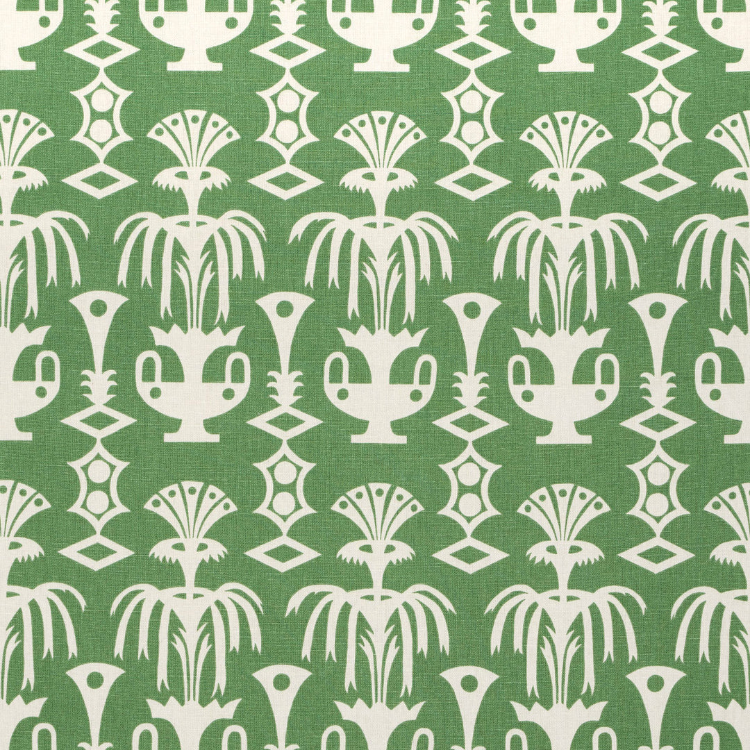 Fountain Grass - Green by Schumacher Fabric