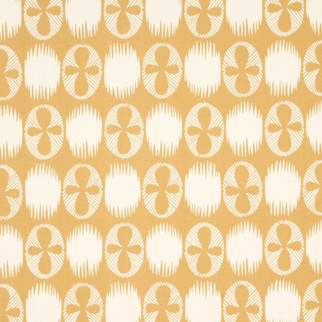 Lunaria - Ochre by Schumacher Fabric