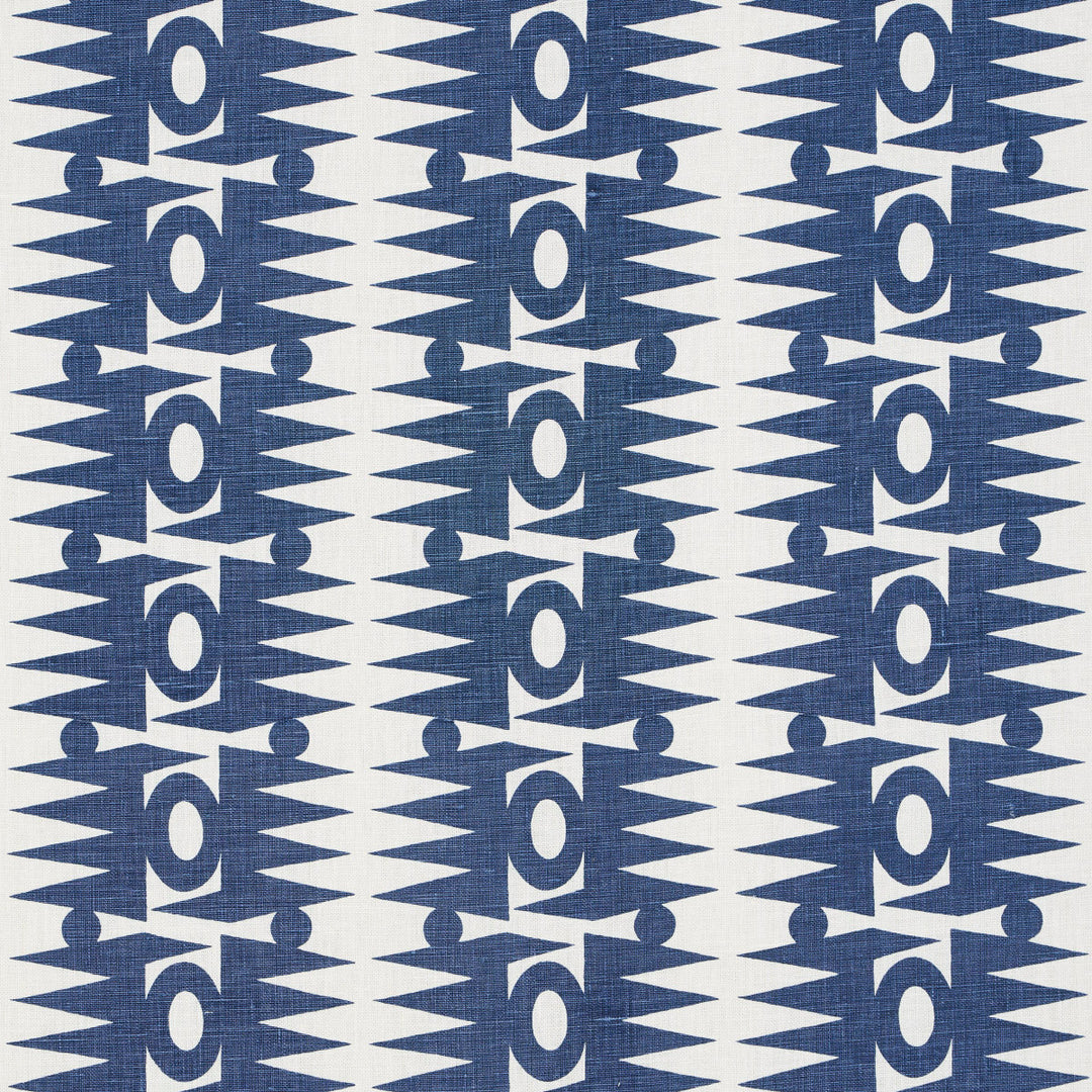 Ra - Navy by Schumacher Fabric