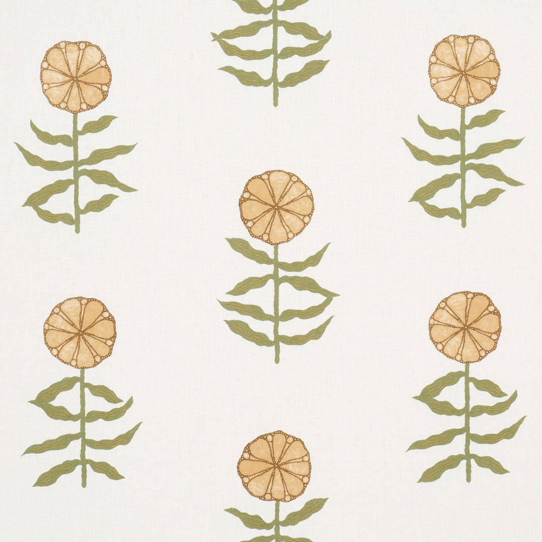 Pretty Petals - Soft Yellow by Schumacher Fabric