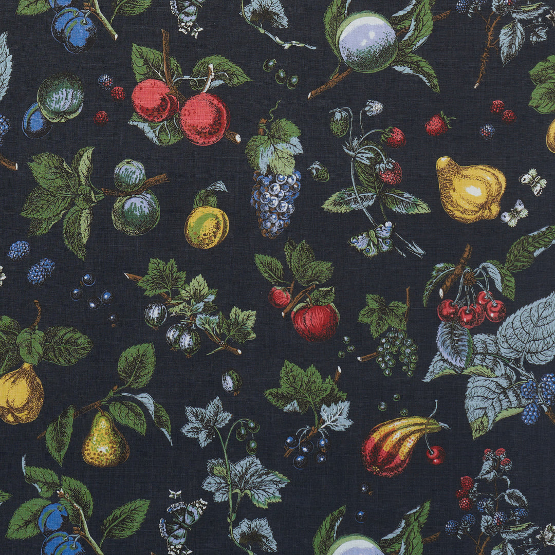 Berry Grove - Noir by Schumacher Fabric