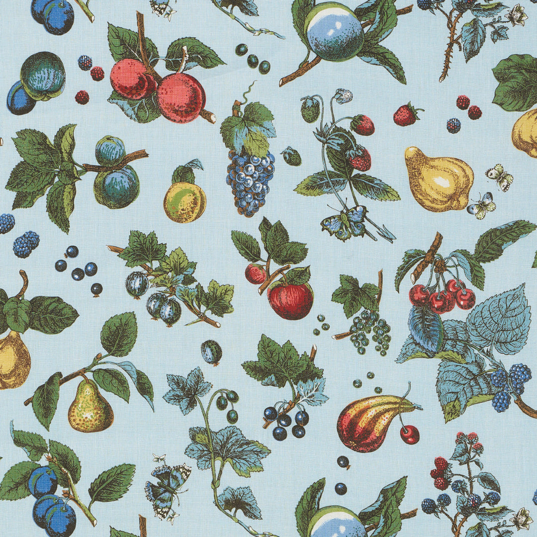 Berry Grove - Sky by Schumacher Fabric