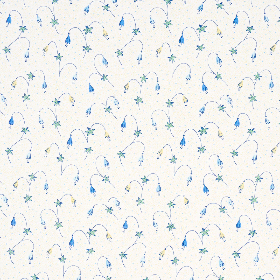 Lolly Floral - Blues by Schumacher Fabric