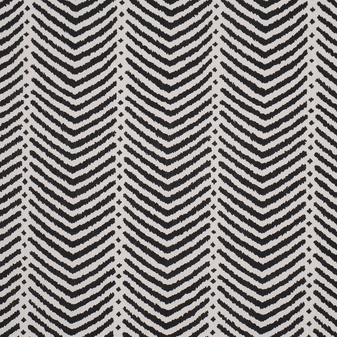 La Jolla Indoor/Outdoor - Black by Schumacher Fabric