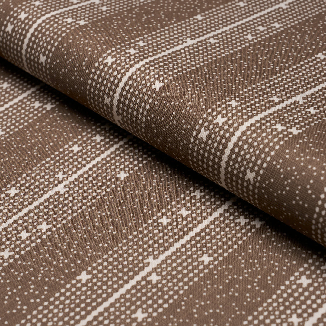 Stella Stripe - Brown by Schumacher Fabric