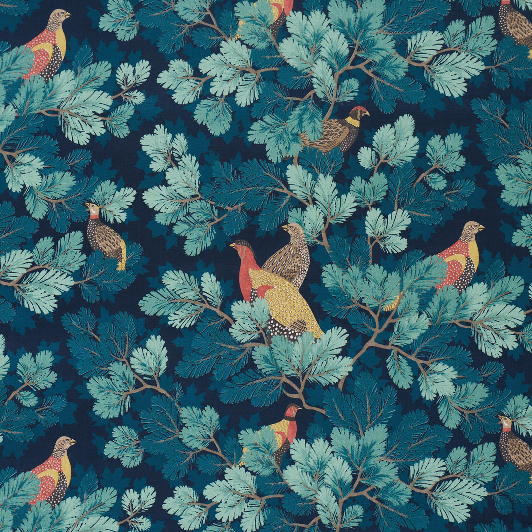 Covey Hedge - Midnight by Schumacher Fabric