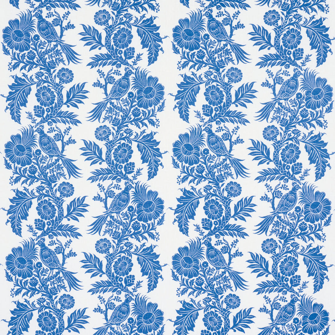 Raven Woods - Blue by Schumacher Fabric