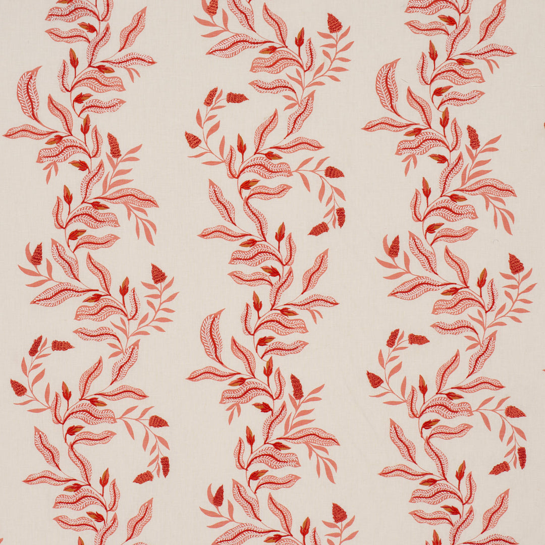 Vagary Vines - Coral by Schumacher Fabric