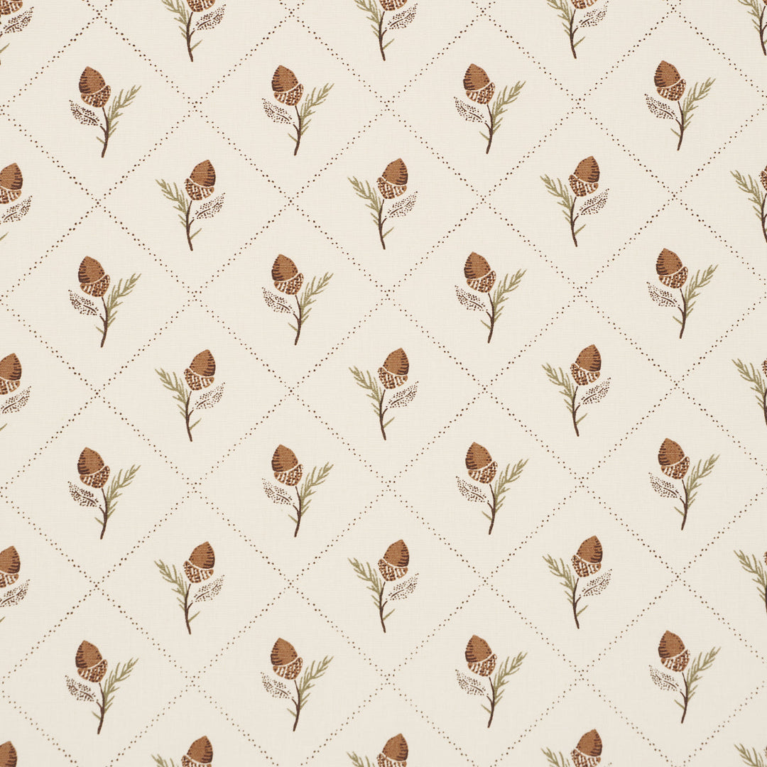 Holden Hand Print - Cream by Schumacher Fabric