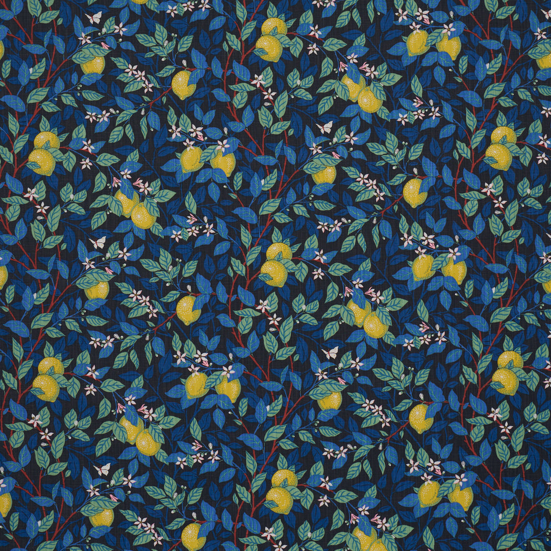 Citronträd - Spruce And Blue by Schumacher Fabric