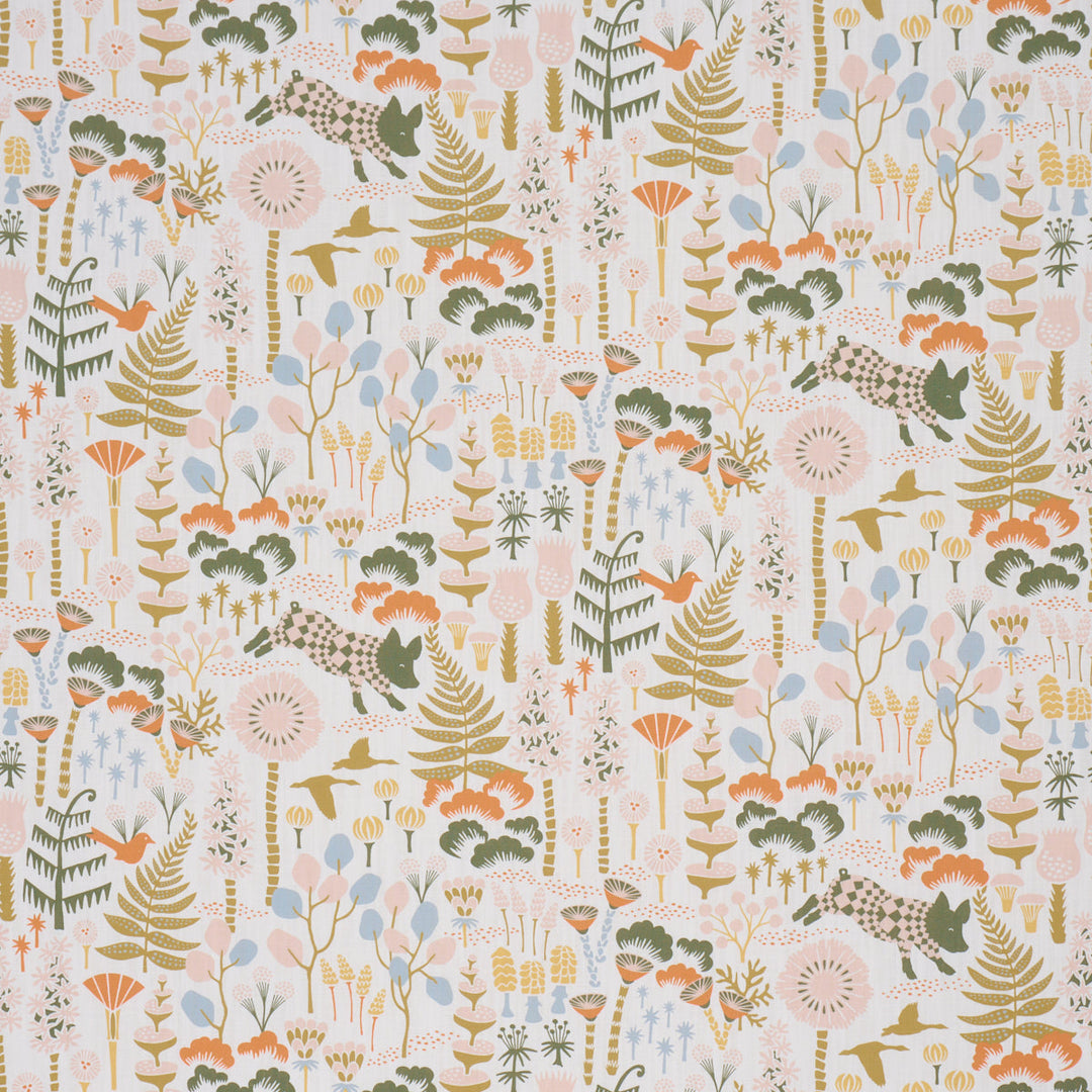 Hoppmosse - Ivory And Multi by Schumacher Fabric
