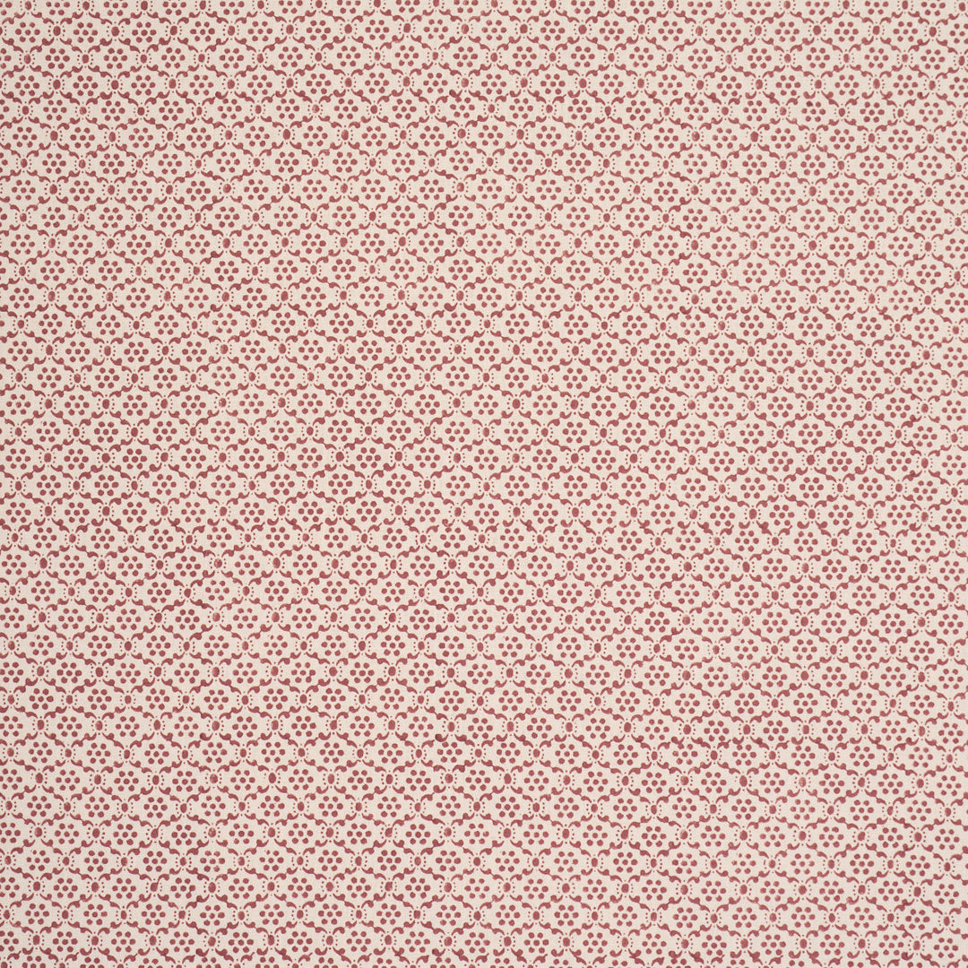 Laksha Hand-Block Print - Red by Schumacher Fabric