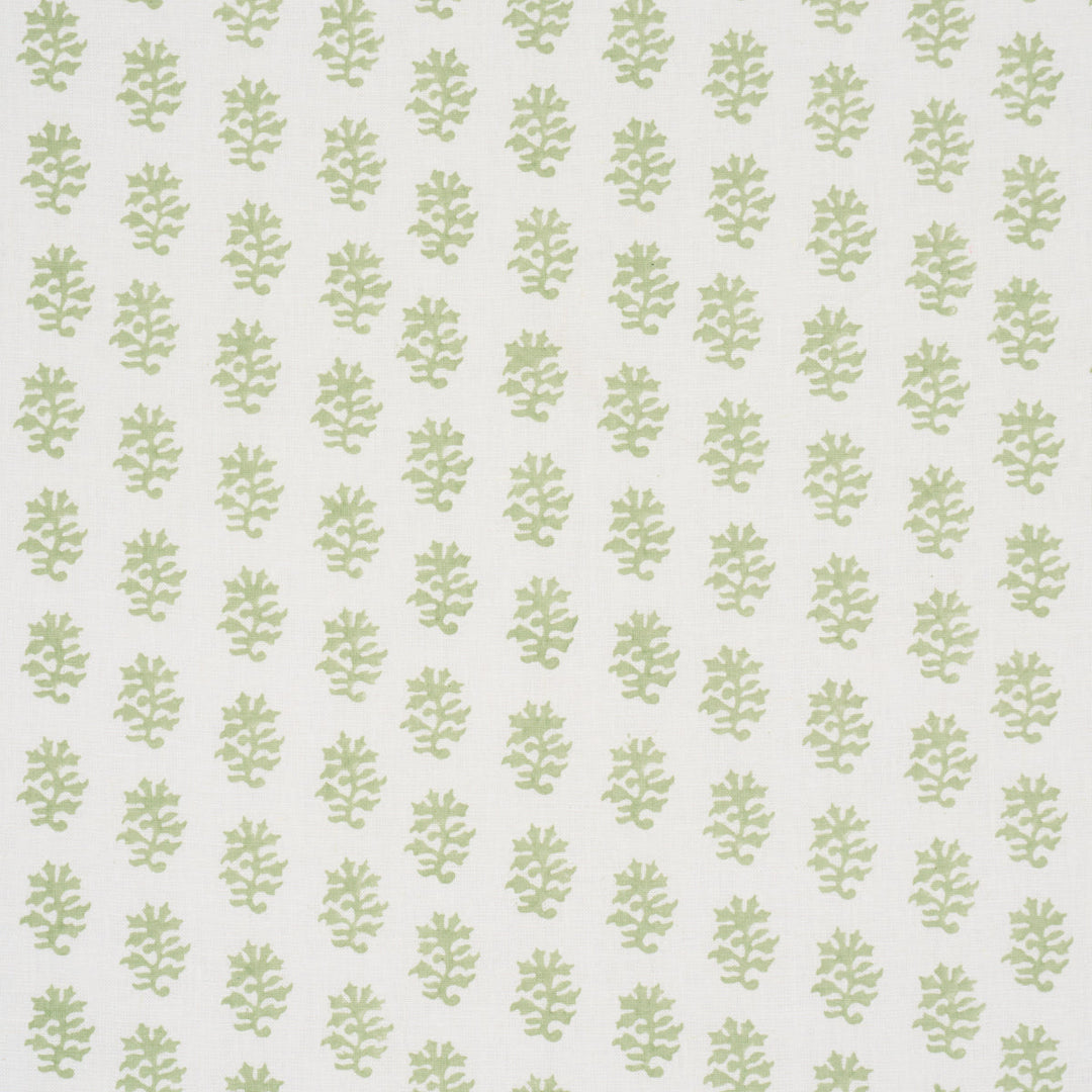 Iksha Hand-Block Print - Leaf by Schumacher Fabric