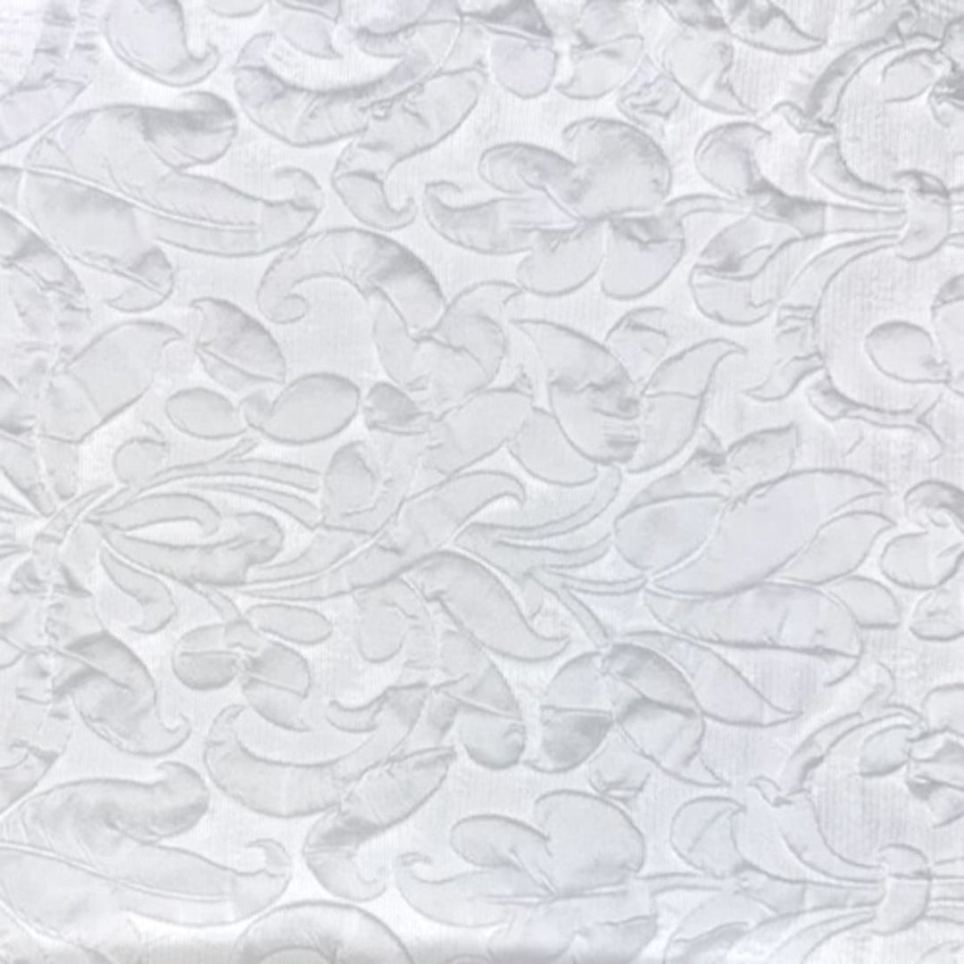 Magnificent 1850 Pure White by Europatex Designer Fabric