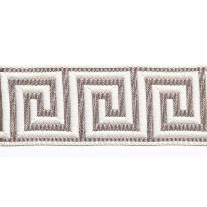 Hellenic Key Jacquard Tape Grain by Europatex Fabric Hellenic 62% Fibranne, 38% Rayon 2.00 inches - Fabric Carolina -