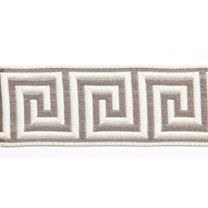 Hellenic Key Jacquard Tape Grain by Europatex Fabric