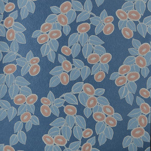 Rosetta (Wp) # 01 Midnight by 1838 Wallcoverings Wallpaper