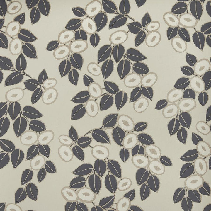 Rosetta (Wp) # 03 Jet by 1838 Wallcoverings Wallpaper Elodie STRAIGHT PASTE THE WALL UNITED KINGDOM V-25.5" 20.5"X11YD - Fabric Carolina -