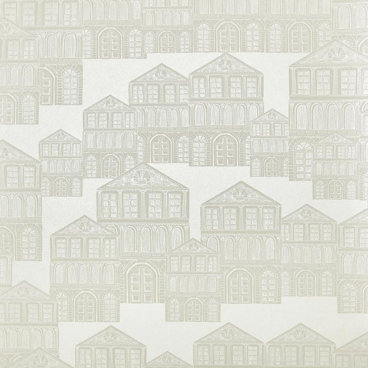 Maison (Wp) # 01 Ivory by 1838 Wallcoverings Wallpaper Elodie HALF DROP PASTE THE WALL UNITED KINGDOM V-21" 20.5"X11YD - Fabric Carolina -