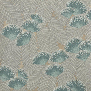 Clarice (Wp) # 02 Emerald by 1838 Wallcoverings Wallpaper