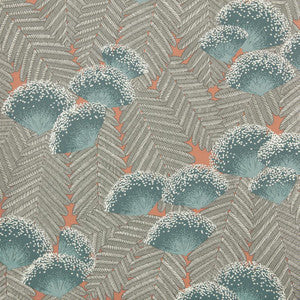 Clarice (Wp) # 04 Cantaloupe by 1838 Wallcoverings Wallpaper