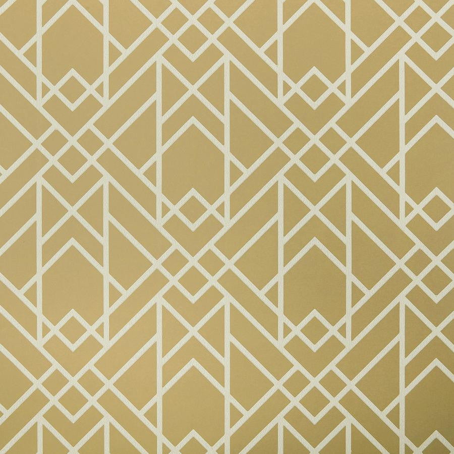 Metro (Wp) # 07 Mustard by 1838 Wallcoverings Wallpaper Elodie STRAIGHT PASTE THE WALL UNITED KINGDOM V-10.25" 20.5"X11YD - Fabric Carolina -