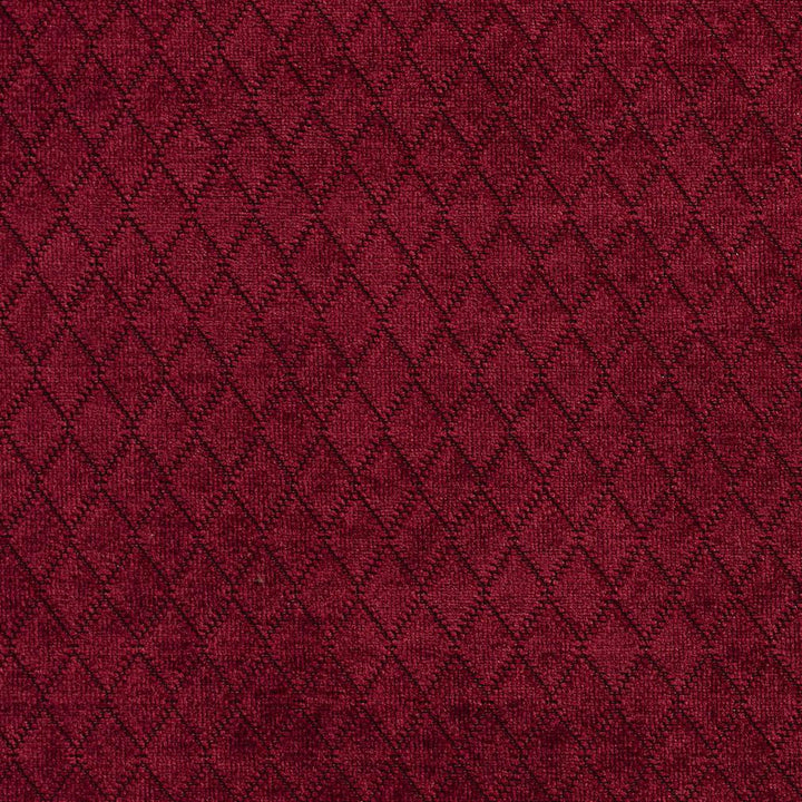 1910 Wine by Charlotte Fabric Ring book page #21A 100% Woven Polyester Asia Exceeds 100,000 Wyzenbeek Rubs (Heavy Duty) Horizontal: .5" x Vertical: 1" 54 Inches - Fabric Carolina -