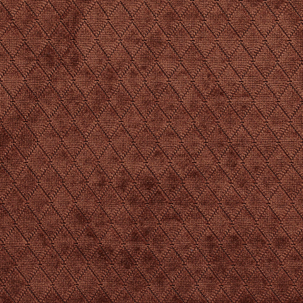 1913 Cocoa by Charlotte Designer Fabric Ring book page #21A 100% Woven Polyester Asia Exceeds 100,000 Wyzenbeek Rubs (Heavy Duty) Horizontal: .5" x Vertical: 1" 54 Inches - Swanky Fabrics -