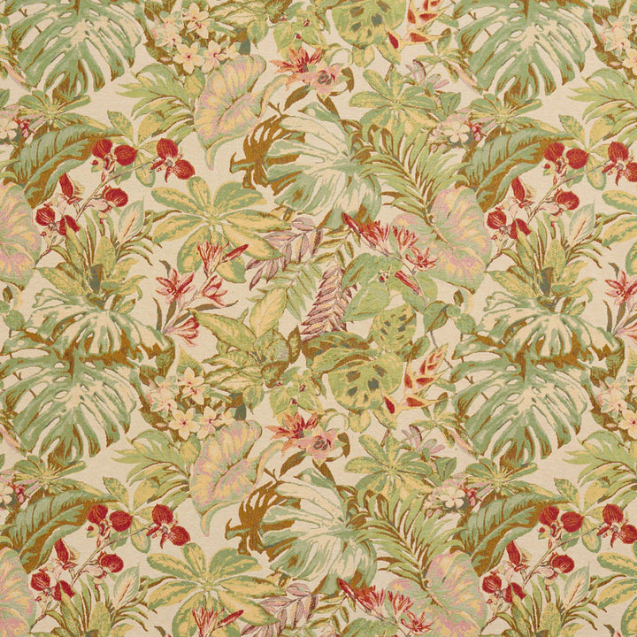 1950 Orchid by Charlotte Fabric Ring book page #22A 60% Cotton, 40% Polyester India Exceeds 100,000 Wyzenbeek Rubs (Heavy Duty) Horizontal: 21" x Vertical: 28" 54 Inches - Fabric Carolina -