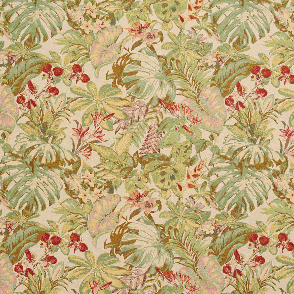 1950 Orchid by Charlotte Fabric Ring book page #22A 60% Cotton, 40% Polyester India Exceeds 100,000 Wyzenbeek Rubs (Heavy Duty) Horizontal: 21" x Vertical: 28" 54 Inches - Fabric Carolina -