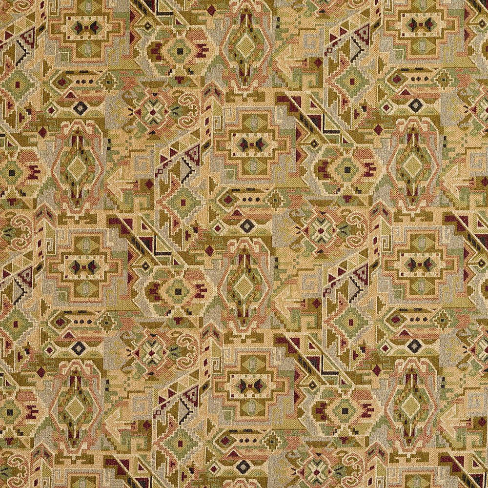 1951 Aztec by Charlotte Fabric Ring book page #23A 60% Cotton, 40% Polyester Asia Exceeds 120,000 Wyzenbeek Rubs (Heavy Duty) </p><p>Repeat: Horizontal: 19" x Vertical: 14" 54 Inches - Fabric Carolina -