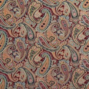 1969 Merlot Paisley by Charlotte Fabric