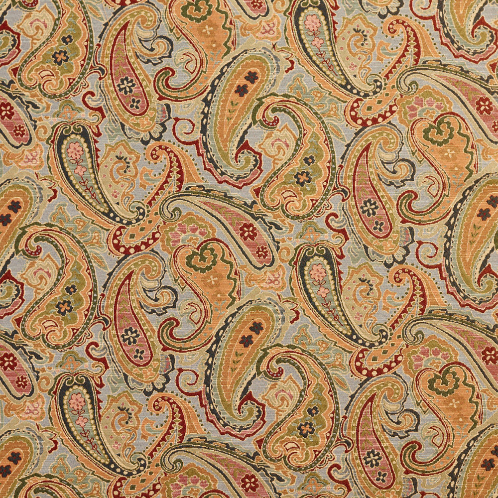 1970 Heather Paisley by Charlotte Fabric Tapestry Classics 70% Polyester, 30% Cotton Asia Exceeds 45,000 Wyzenbeek Rubs (Heavy Duty) </p><p>Repeat: Horizontal: 28.5" x Vertical: 15.25" 54 Inches - Fabric Carolina -