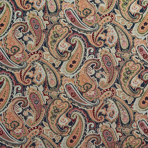 1971 Navy Paisley by Charlotte Fabric