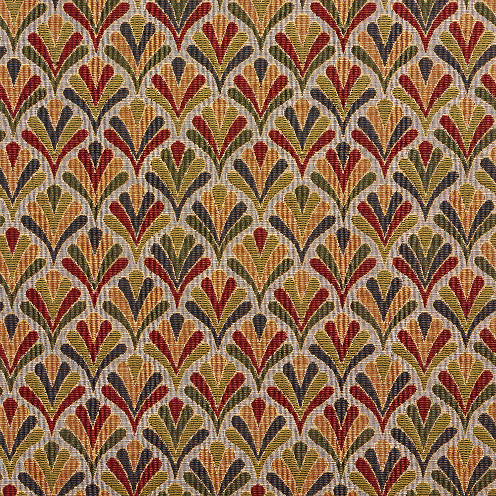 1974 Heather Fan by Charlotte Fabric Tapestry Classics 70% Polyester, 30% Cotton Asia Exceeds 45,000 Wyzenbeek Rubs (Heavy Duty) </p><p>Repeat: Horizontal: 7.5" x Vertical: 7.5" 54 Inches - Fabric Carolina -