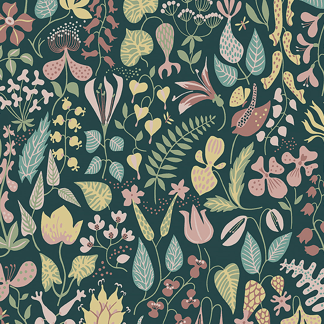 Herbarium - Spruce by Schumacher Wallcovering