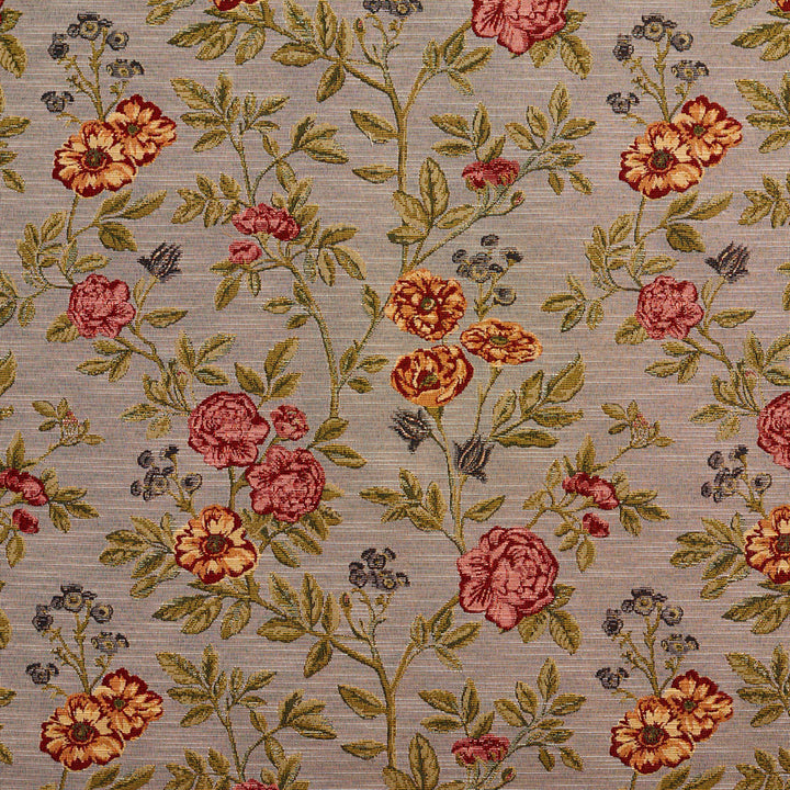 1978 Heather Bouquet by Charlotte Fabric Tapestry Classics 70% Polyester, 30% Cotton Asia Exceeds 45,000 Wyzenbeek Rubs (Heavy Duty) Horizontal: 14.5" x Vertical: 14.5" 54 Inches - Fabric Carolina -