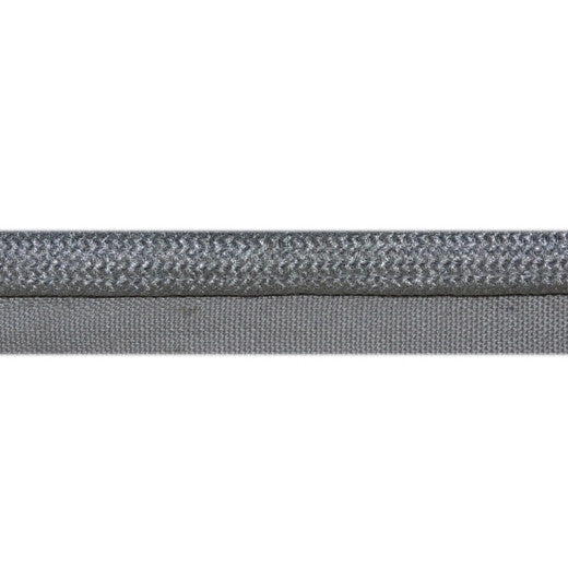 0879 - Silver by Europatex Designer Fabric Metallic Collection 100% Polyester China See Sample Horizontal: N/A and Vertical: N/A 0.50 inches  - Swanky Fabrics -