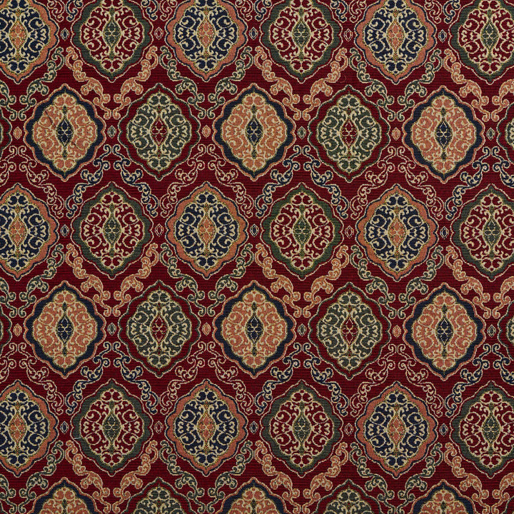1981 Merlot Heirloom by Charlotte Fabric Tapestry Classics 70% Polyester, 30% Cotton Asia Exceeds 45,000 Wyzenbeek Rubs (Heavy Duty) Horizontal: 14.5" x Vertical: 7.5" 54 Inches - Fabric Carolina -
