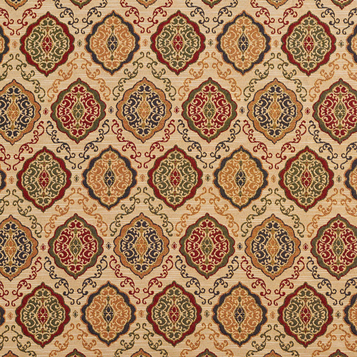 1984 Ecru Heirloom by Charlotte Fabric Tapestry Classics 70% Polyester, 30% Cotton Asia Exceeds 45,000 Wyzenbeek Rubs (Heavy Duty) Horizontal: 14.5" x Vertical: 7.5" 54 Inches - Fabric Carolina -